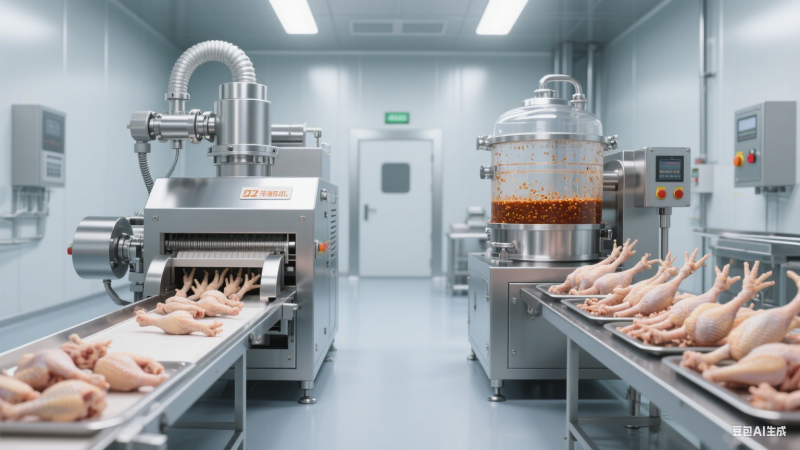 無骨雞爪生產(chǎn)線：主要特定流程與定制熱點(diǎn)解析(圖2)