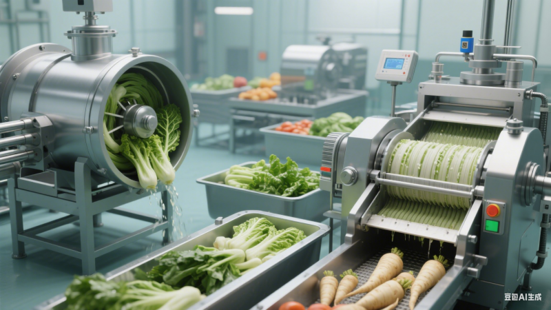 連續(xù)式蔬菜清洗漂燙流水線物料浪費規(guī)避策略?(圖17)