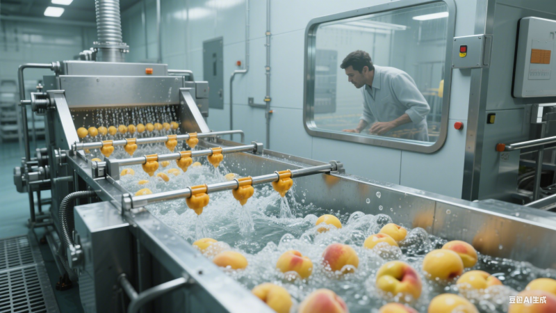 阜城漫河鎮(zhèn)預制果蔬黃桃生產(chǎn)線：從田園鮮桃到預制水果的全流程?(圖10)