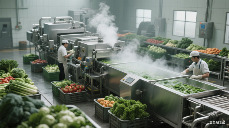 解析蔬菜漂燙殺青流水線被稱為預(yù)煮機(jī)的原因(pic5)