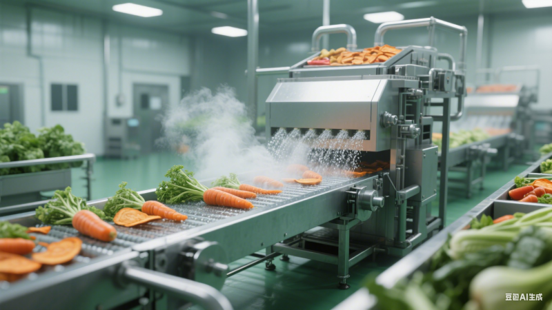 解析蔬菜漂燙殺青流水線被稱為預(yù)煮機(jī)的原因(pic6)