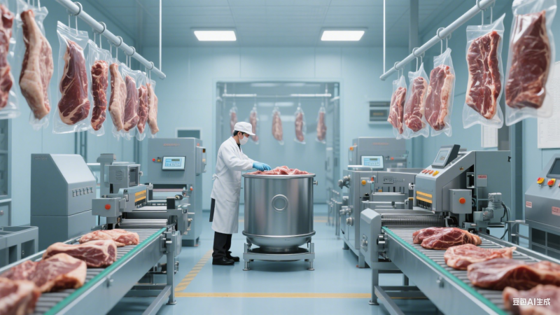 新疆豐富的農(nóng)牧與果蔬資源，從特色肉制品、乳制品、果蔬加工、堅(jiān)果加工等新疆常見的食品生產(chǎn)線(圖3)