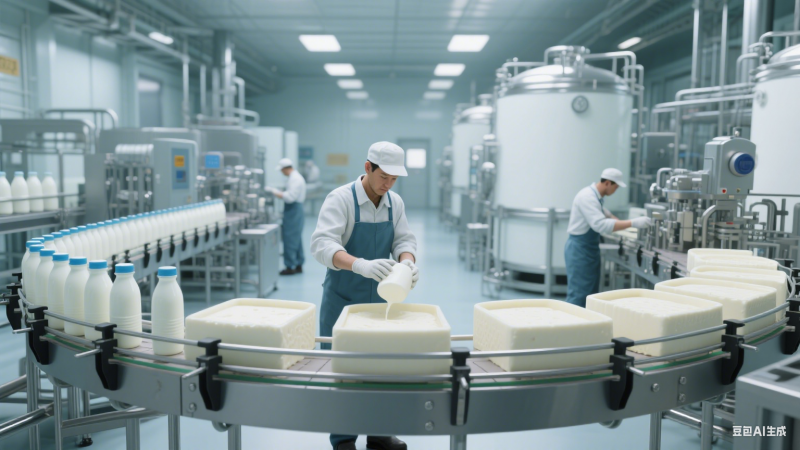 新疆豐富的農(nóng)牧與果蔬資源，從特色肉制品、乳制品、果蔬加工、堅(jiān)果加工等新疆常見的食品生產(chǎn)線(圖5)