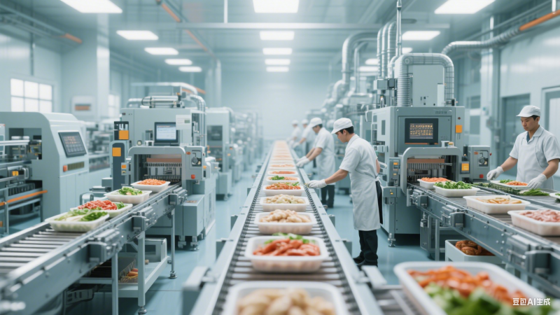 賦能食品加工廠，優(yōu)化食材預(yù)處理與工期管理:預(yù)制菜生產(chǎn)線