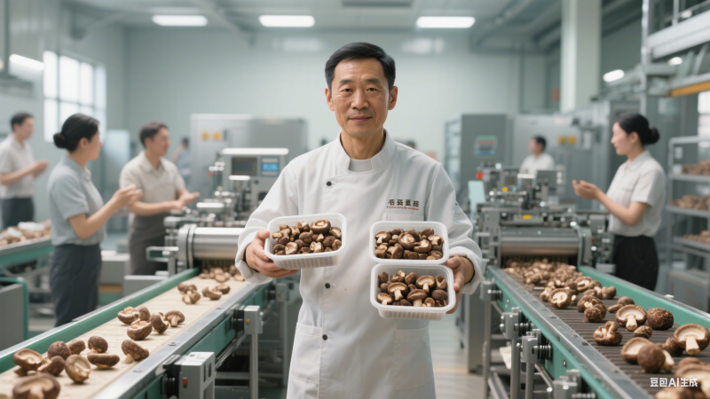 小香菇的預(yù)制菜變身記！全自動(dòng)流水線(xiàn)的 “菇” 力魔法秀