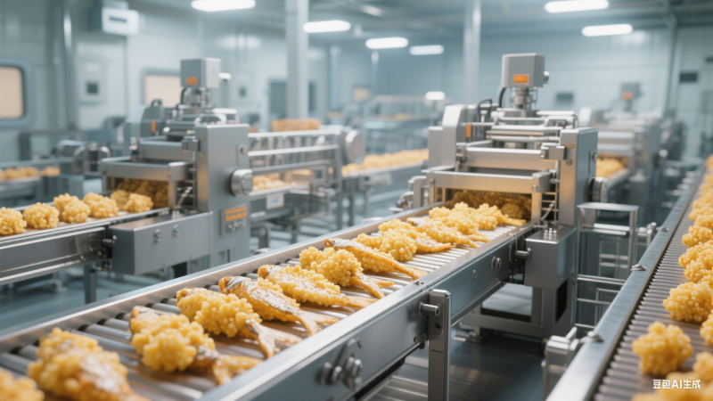 黃金酥脆密碼：魚米花上漿油炸生產(chǎn)線的匠心工藝與原理解密(圖5)