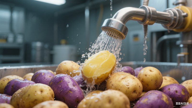 凈護鮮肌：土豆氣泡清洗機生產線全方位雙層噴淋的匠心設計與原理揭秘(圖2)