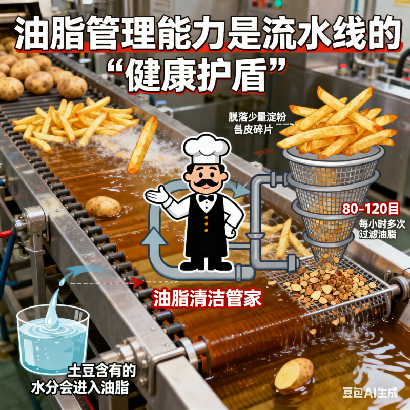 美式薯?xiàng)l油炸流水線：優(yōu)秀品質(zhì)藏在哪？(圖3)