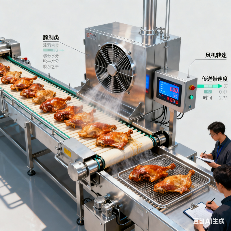 預(yù)制菜清洗風(fēng)干流水線，是怎么運(yùn)作的？(圖4)