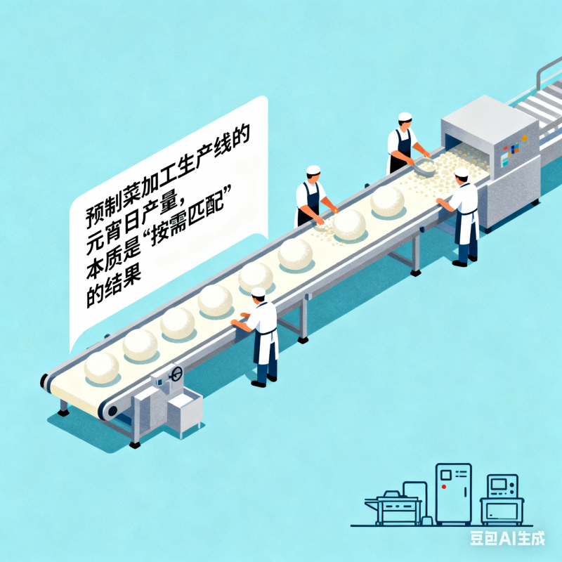 預(yù)制菜加工生產(chǎn)線，一天能產(chǎn)多少噸元宵？(圖6)