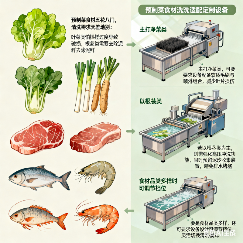 定制預(yù)制菜清洗設(shè)備，這些要點(diǎn)你摸清了嗎？(圖2)