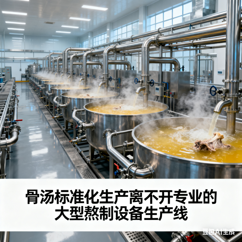 商用大型骨湯熬制設(shè)備生產(chǎn)線，最低多少錢能拿下？