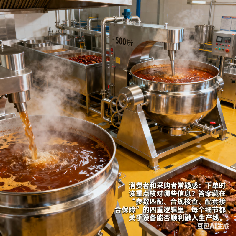 500 升夾層鍋生產(chǎn)線，下單前要知道什么？