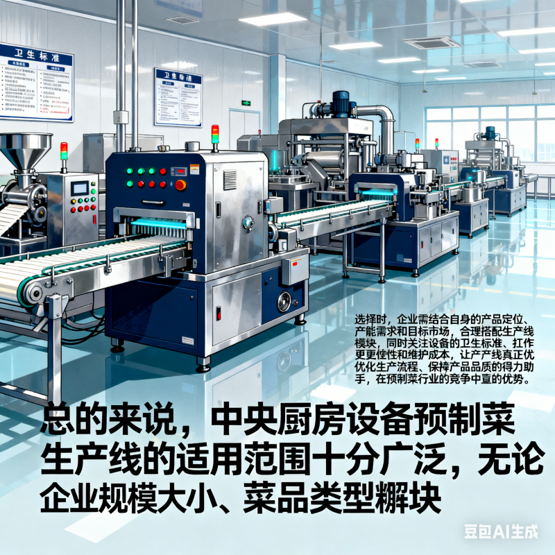 中央廚房設(shè)備預(yù)制菜生產(chǎn)線，適用范圍有多廣？(圖5)