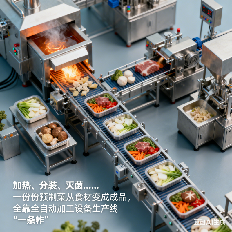 全自動(dòng)預(yù)制菜生產(chǎn)線，細(xì)節(jié)品質(zhì)咋體現(xiàn)？
