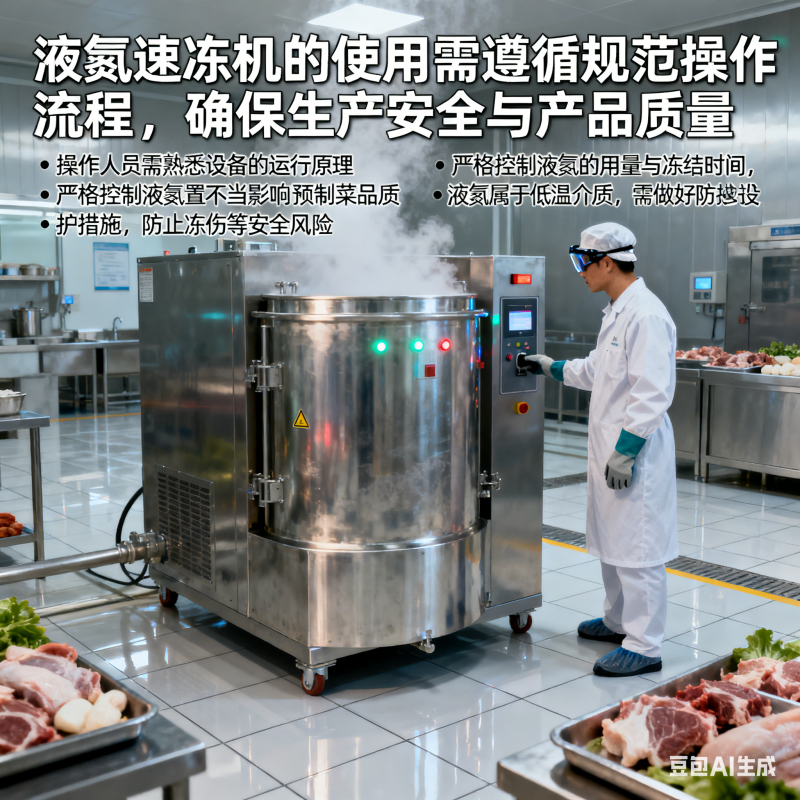 預(yù)制菜加工，液氮速凍機(jī) 5-20 分凍結(jié)如何實現(xiàn)？(圖5)