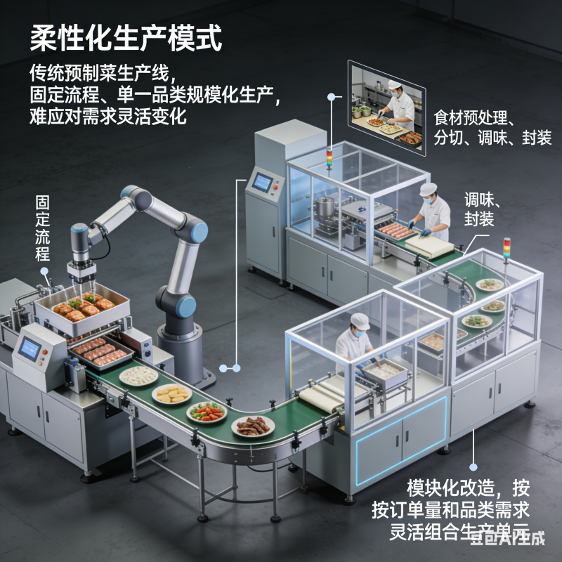 預(yù)制菜生產(chǎn)線產(chǎn)能如何適配需求 規(guī)避資源浪費與供給缺口？(圖4)