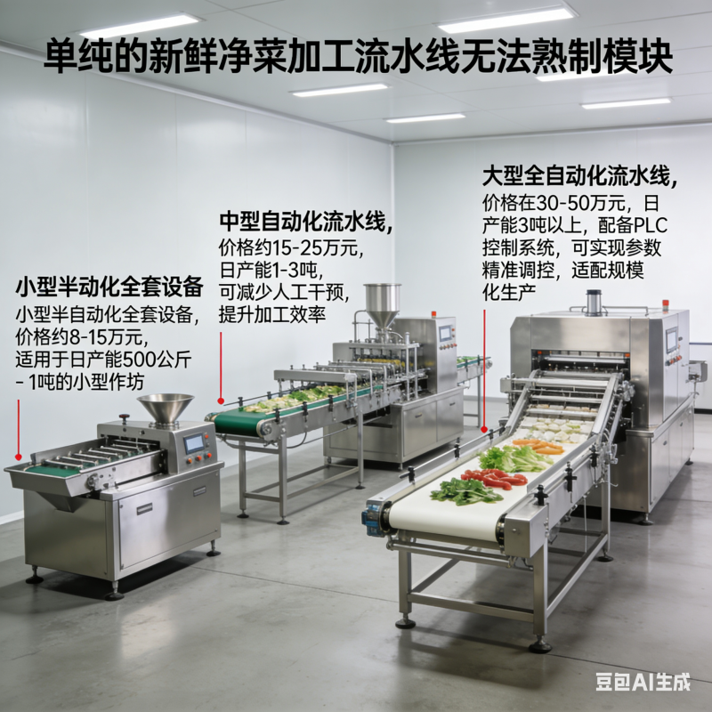 凈菜加工有全套預(yù)制菜生產(chǎn)流水線嗎？(圖4)
