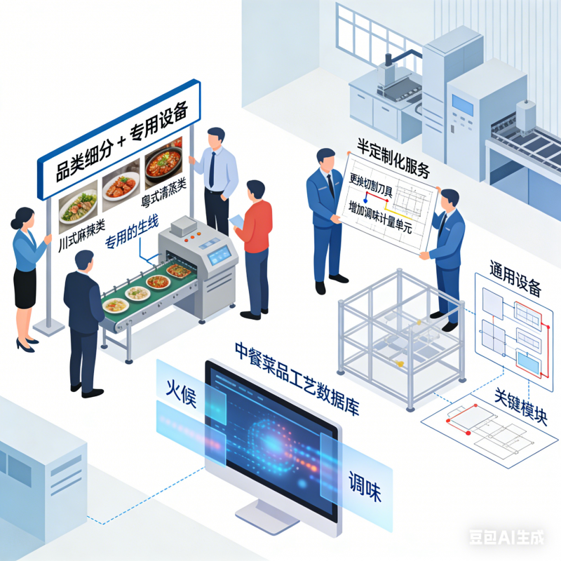 中餐品類繁多 預(yù)制菜生產(chǎn)線設(shè)備難實現(xiàn)所有菜品標準化處理嗎？(圖5)