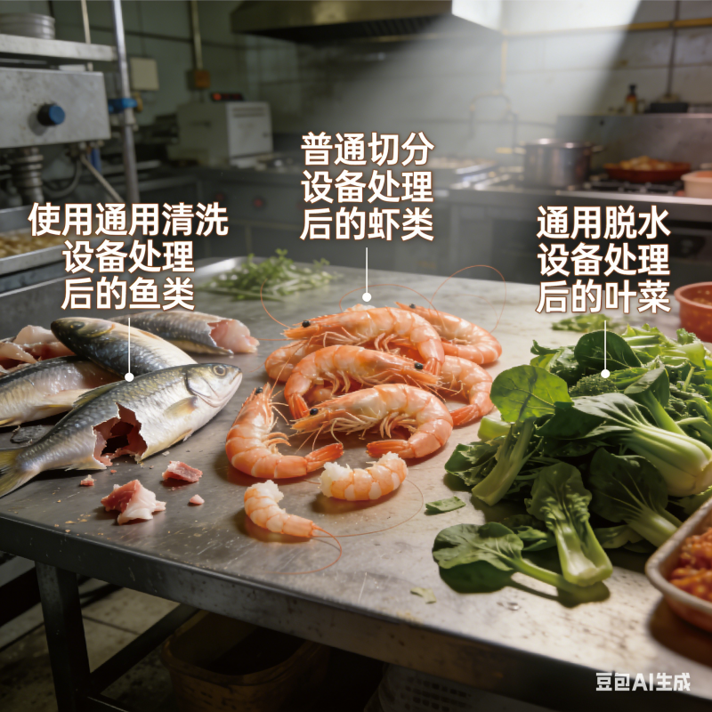 預制菜生產(chǎn)線設備 缺乏水產(chǎn)與葉菜專用細分設備嗎？(圖4)