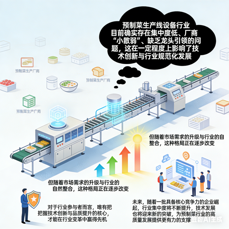 預(yù)制菜生產(chǎn)線(xiàn)設(shè)備行業(yè)集中度低 缺乏龍頭企業(yè)引領(lǐng)技術(shù)發(fā)展嗎？(圖5)