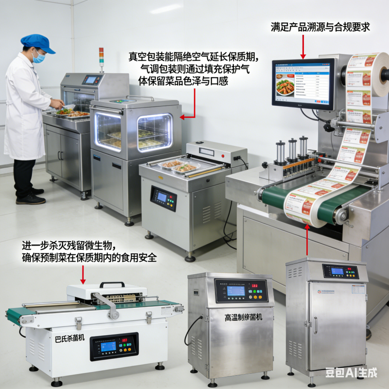 預(yù)制菜加工全套設(shè)備包含哪些？核心組成有哪些詳解？(圖3)